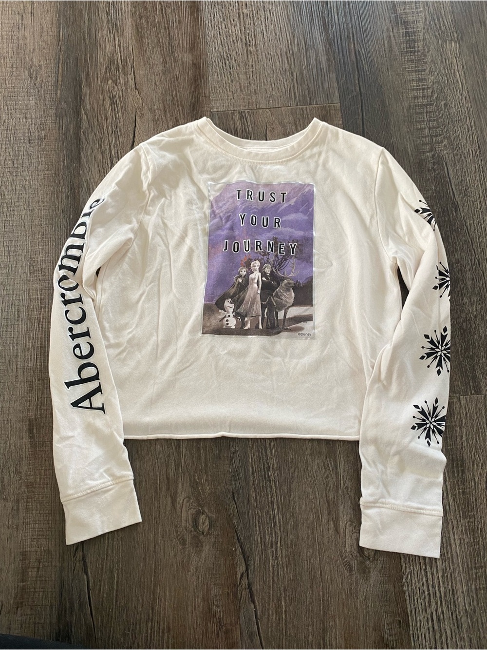 Two kids Abercrombie Disney shirts